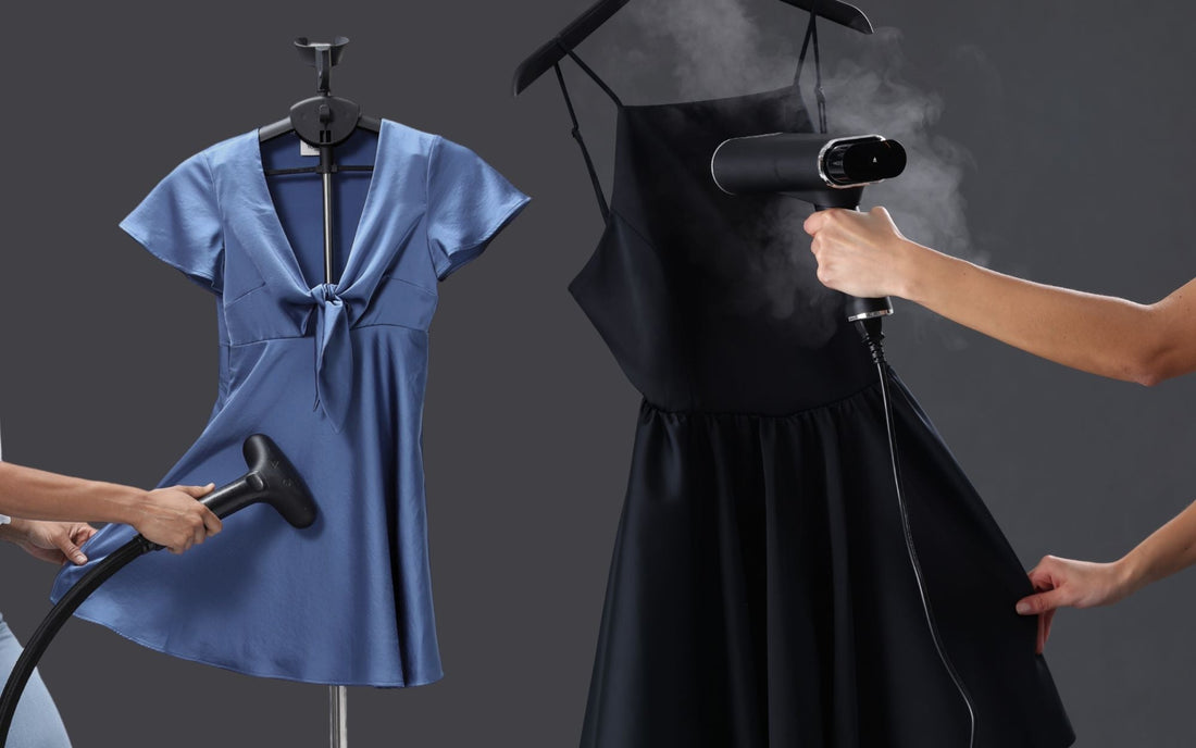 How to remove wrinkles from an evening dress without damaging the fabric | SteamOne How to remove wrinkles from an evening dress without damaging the fabric | SteamOne