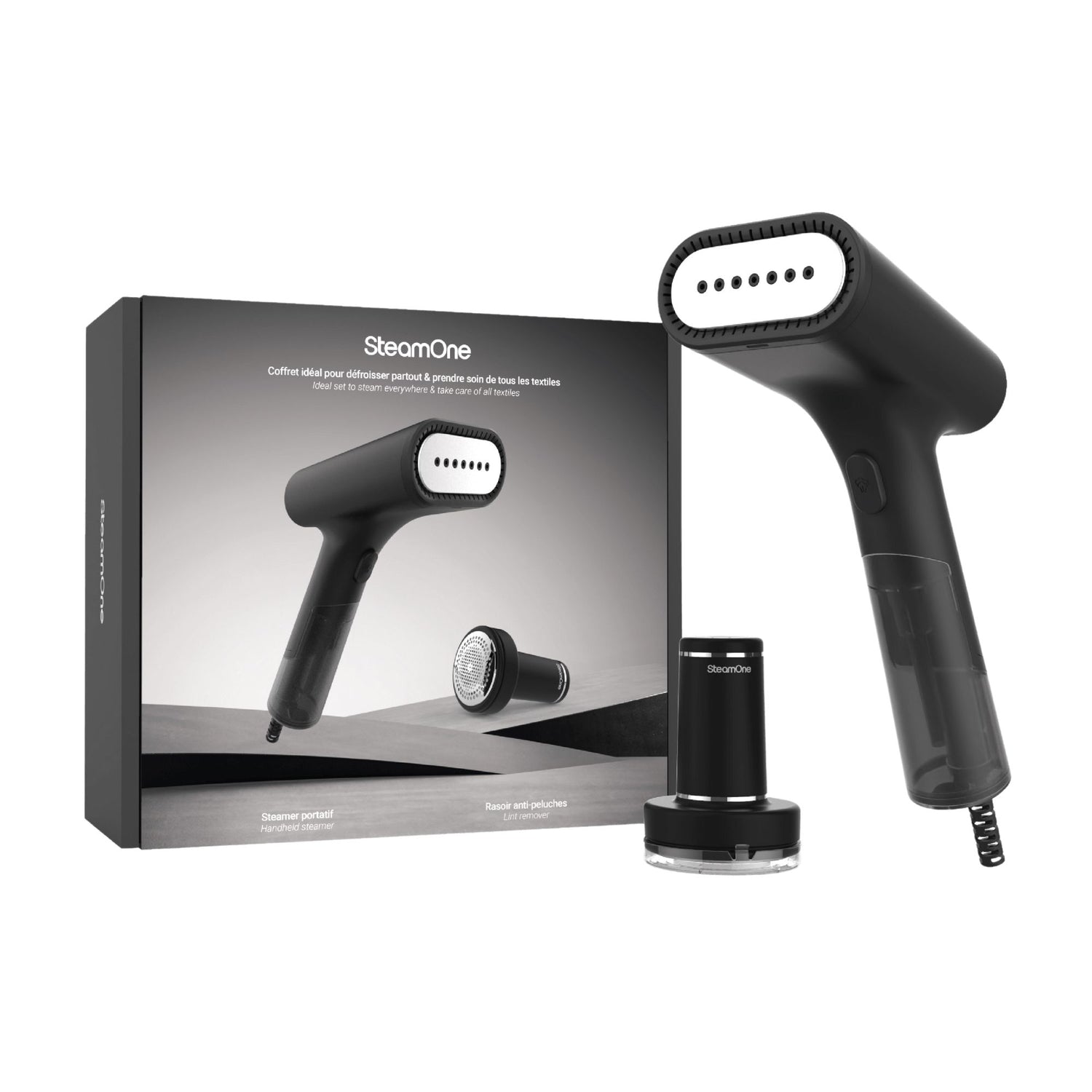 Coffret Simon + Rasoir anti-bouloche steamer SteamOne 