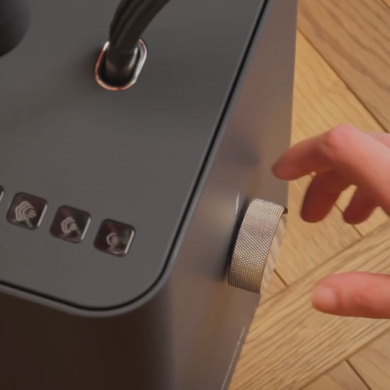 SteamCube, gros plan sur la commande
